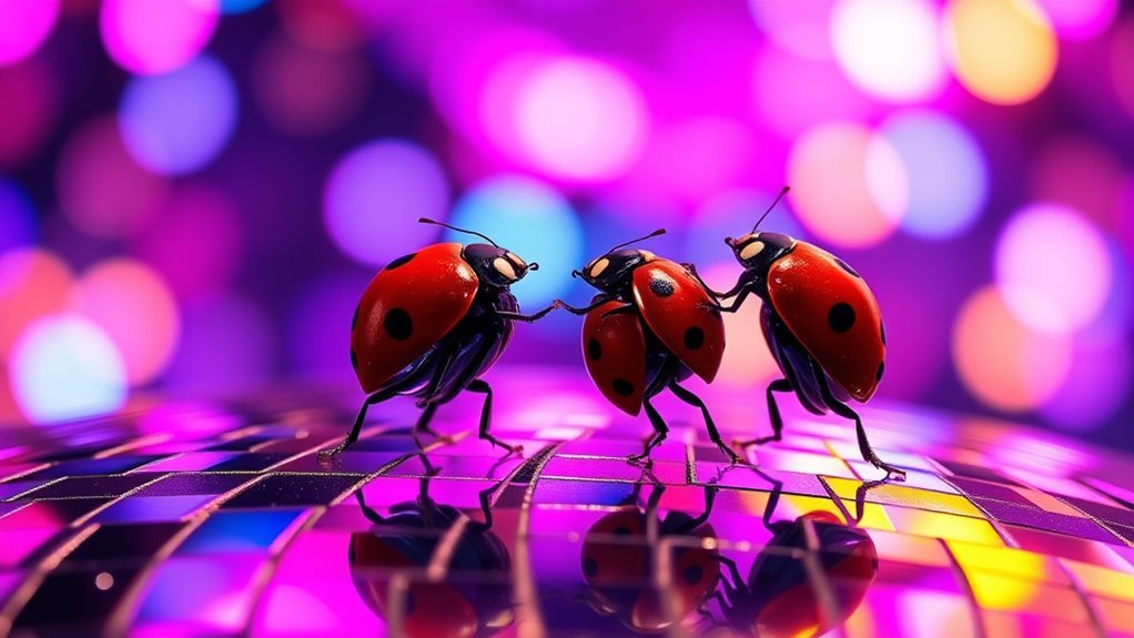 disco themed romantic ladybug couples