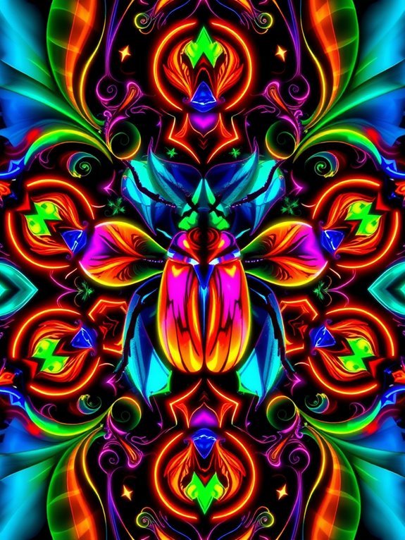 vibrant insect design ideas