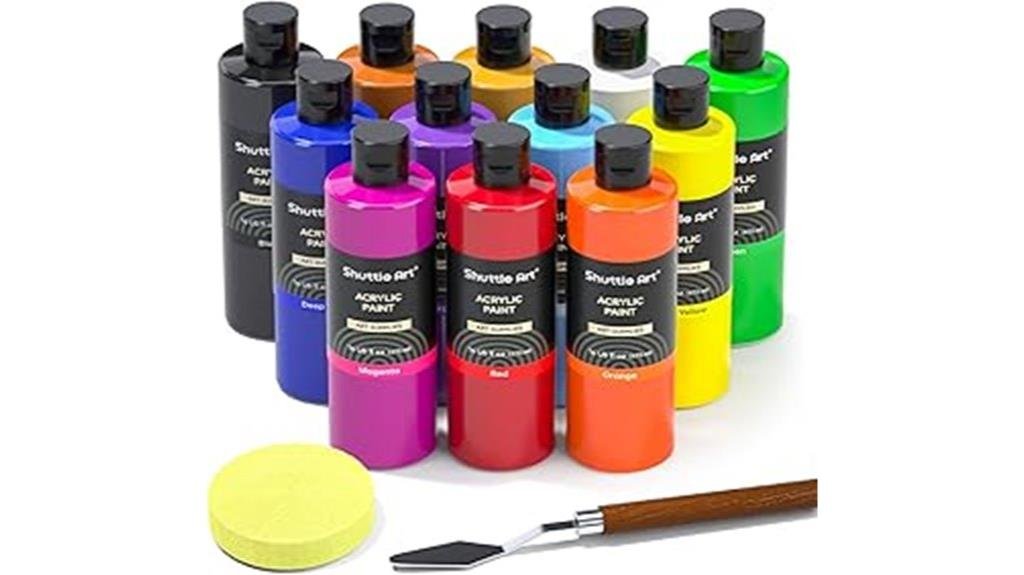 5 Best Acrylic Paints for Watercolor Artists in 2025 12 color acrylic paint set