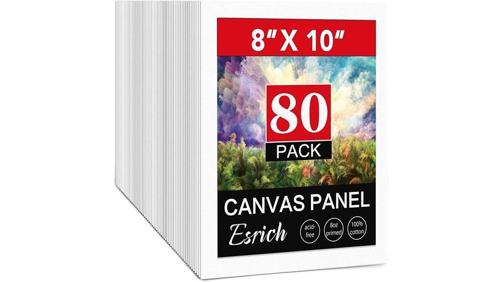 5 Best Art Papers for Acrylic Paint That Professional Artists Swear By 80 pack canvas painting boards