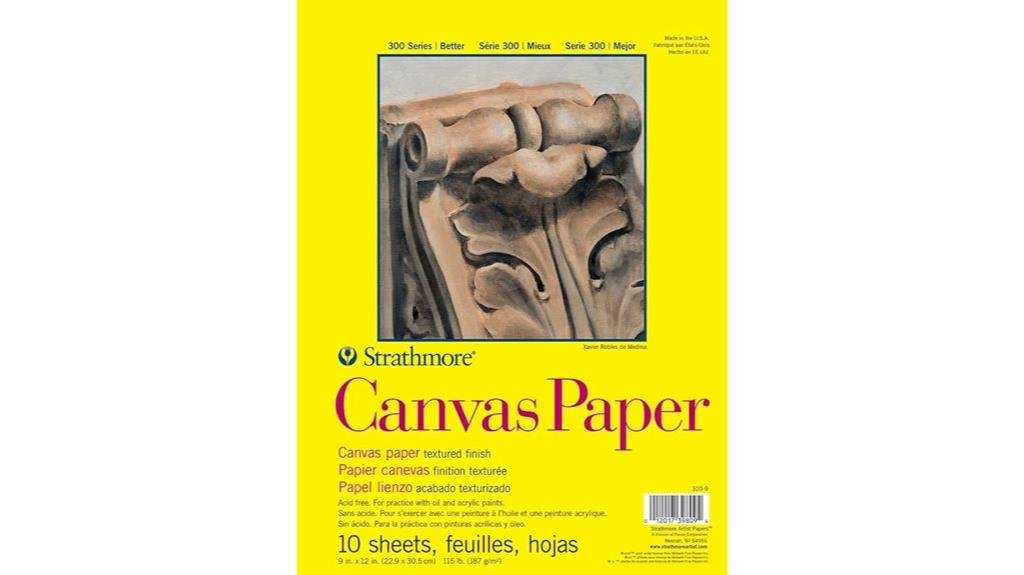 7 Best Papers for Acrylic Paint - Professional Artist's Guide 9x12 canvas paper pad