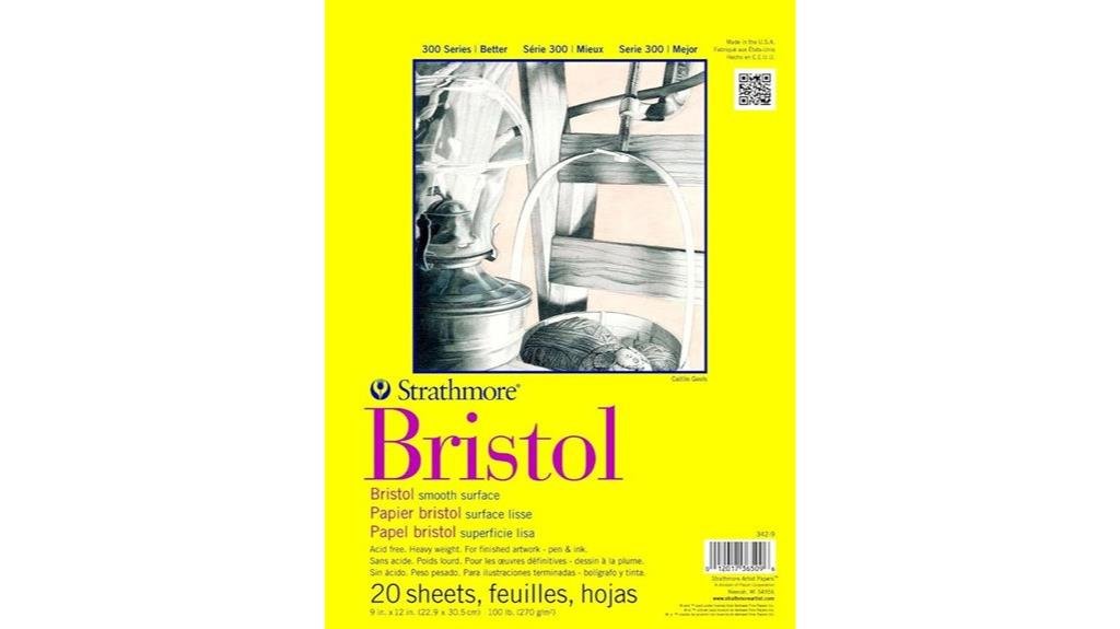 7 Best Papers for Acrylic Paint - Professional Artist's Guide 9x12 inch bristol paper pad