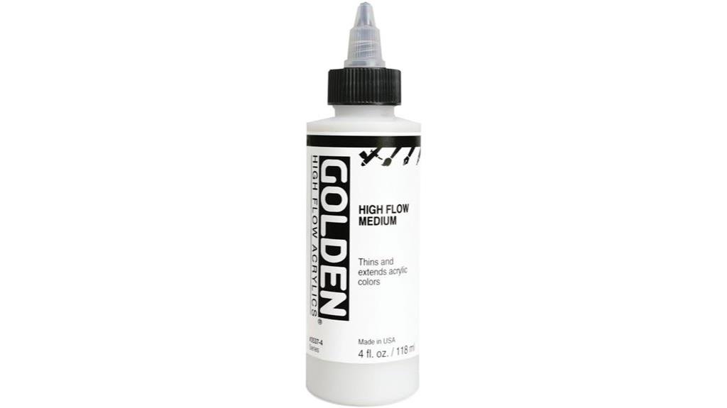 5 Best Flow Improvers for Acrylic Paint in 2025 - Smooth Strokes Guaranteed acrylic medium high flow golden 4 fl oz