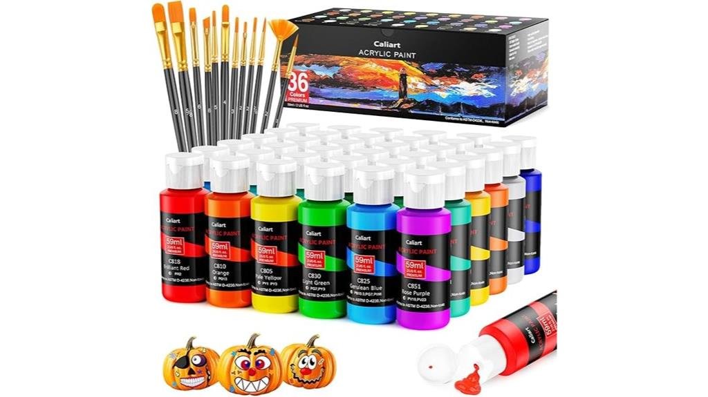 7 Best Acrylic Paints for Canvas in 2025, According to Art Experts acrylic paint brushes and colors