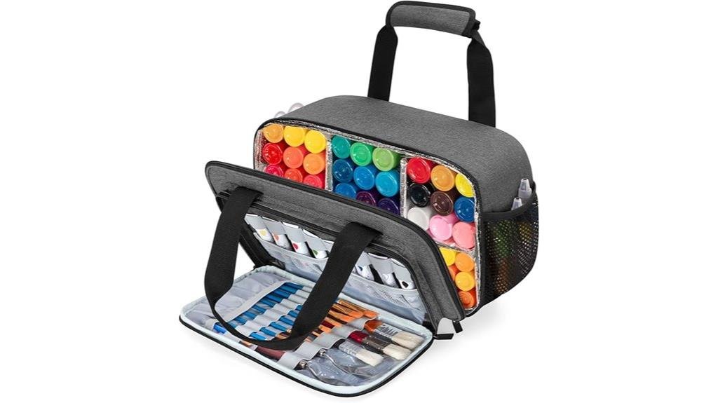 7 Best Storage Solutions for Acrylic Paints - An Artist's Guide acrylic paint organizer storage case