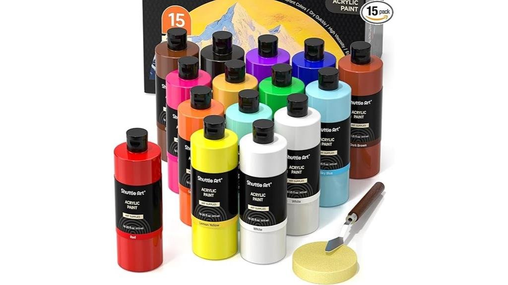 5 Best Acrylic Paints for Pots in 2025: Vibrant Colors That Last acrylic paint set fifteen piece kit
