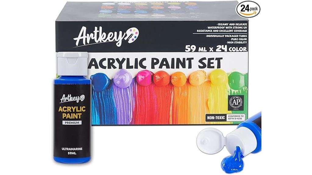 7 Best Acrylic Paint for Walls acrylic paint set professional artists