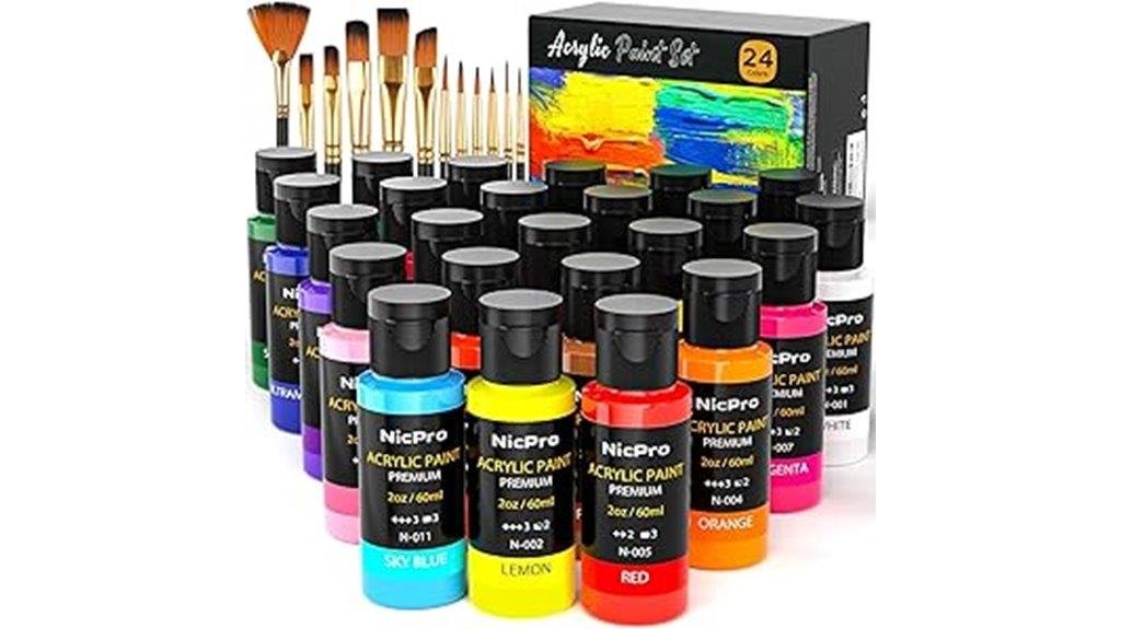 7 Best Acrylic Paint Sets for Adults in 2025 - Unleash Your Inner Artist acrylic paint set with brushes