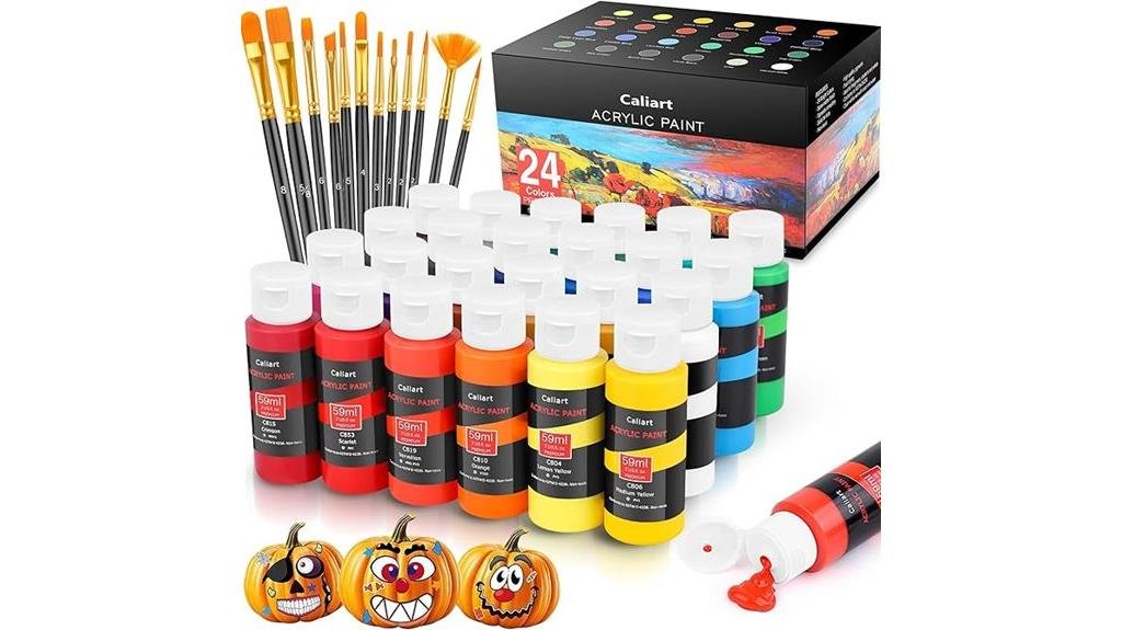 5 Best Acrylic Paints for Beginners in 2025: A Complete Guide acrylic paint set with brushes