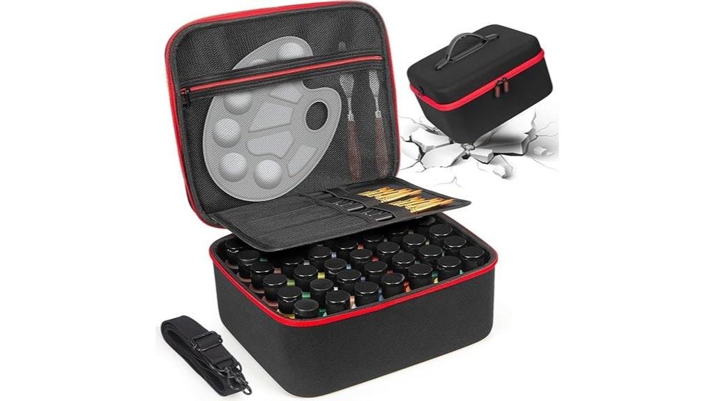 7 Best Storage Solutions for Acrylic Paints - An Artist's Guide acrylic paint storage organizer case