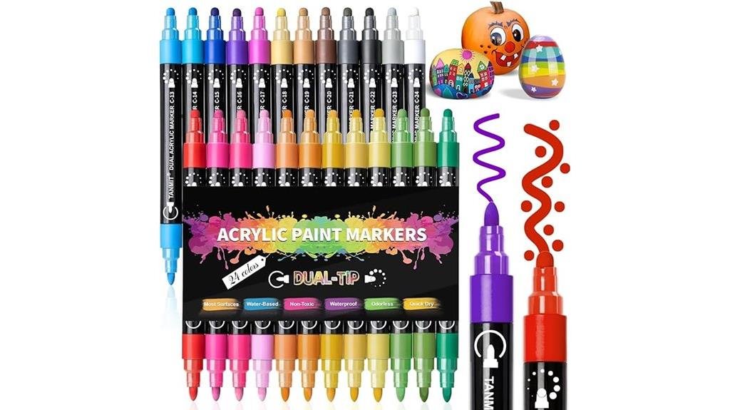 5 Best Acrylic Paints for Painting Rocks in 2025 - Vibrant Colors Guaranteed acrylic paint versatile artistic markers