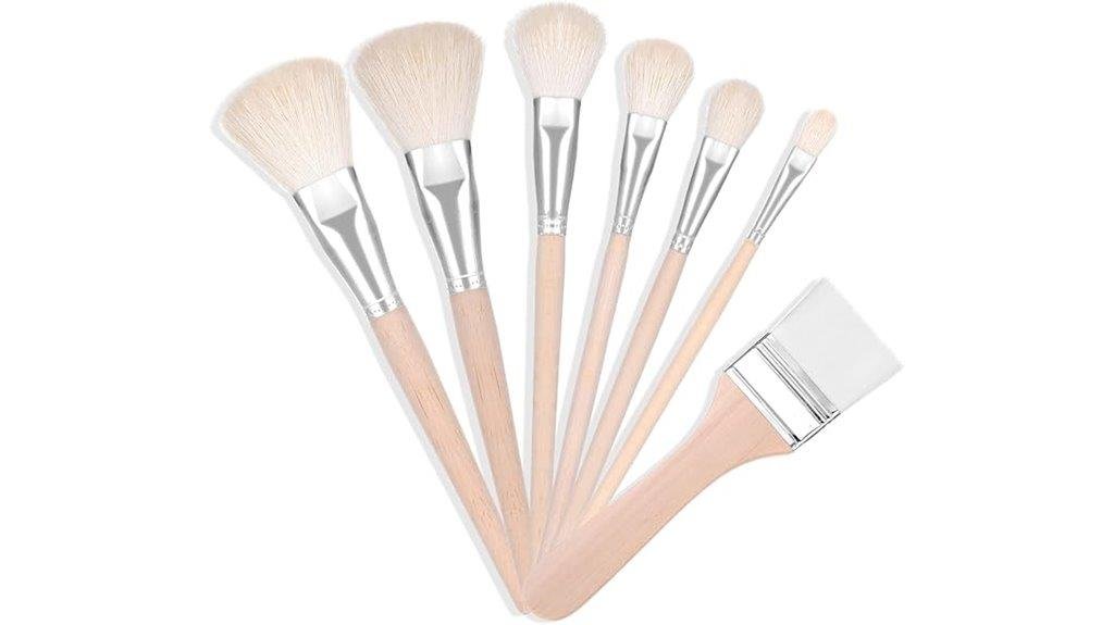 5 Best Mop Brushes for Acrylic Painting That Professional Artists Swear By assorted mop brushes for acrylics