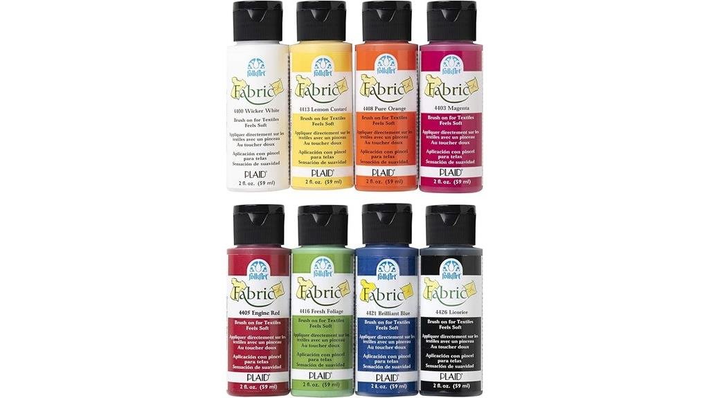 7 Best Acrylic Paint for Fabric beginner acrylic paint fabric brush set