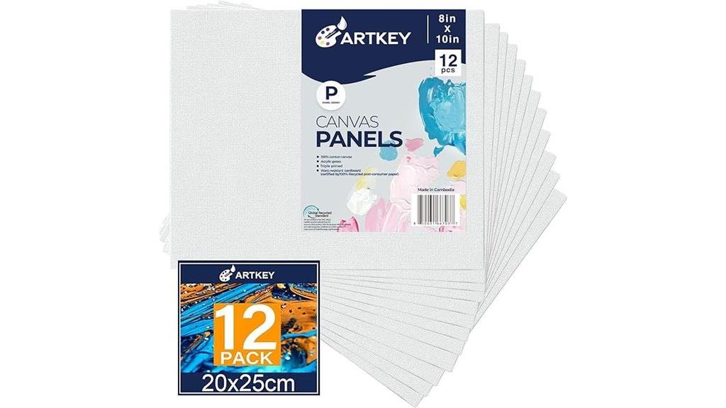 The 7 Best Canvas Types for Acrylic Painting, According to Professional Artists canvas painting boards 12 pack