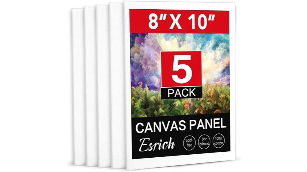 The 7 Best Canvas Types for Acrylic Painting, According to Professional Artists canvas painting boards pack