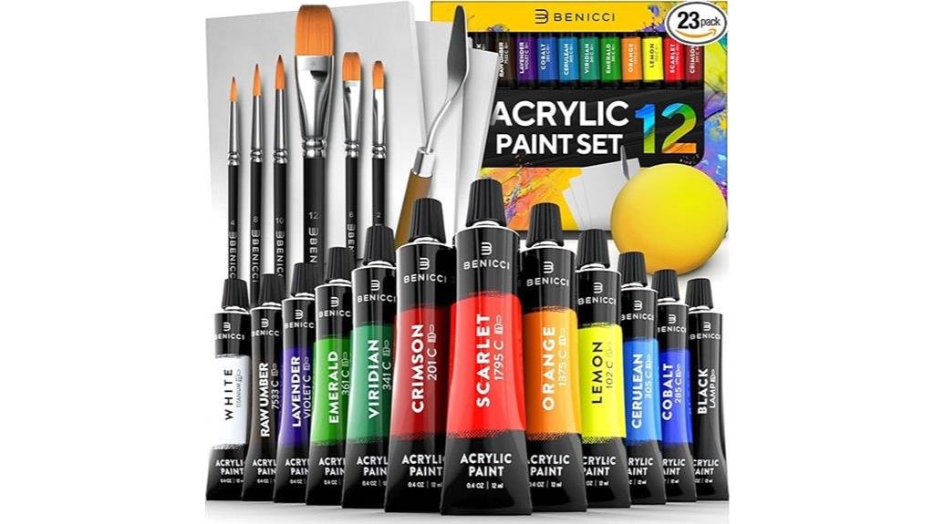 5 Best Acrylic Paints for Beginners in 2025: A Complete Guide comprehensive acrylic painting starter package