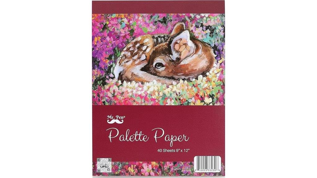 5 Best Art Papers for Acrylic Paint That Professional Artists Swear By disposable paper paint palette sheets