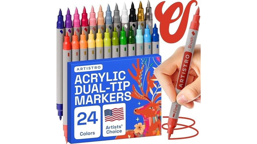 5 Best Acrylic Paint Pens for Rock Painting in 2025 - Create Stunning Art dual tip acrylic paint markers