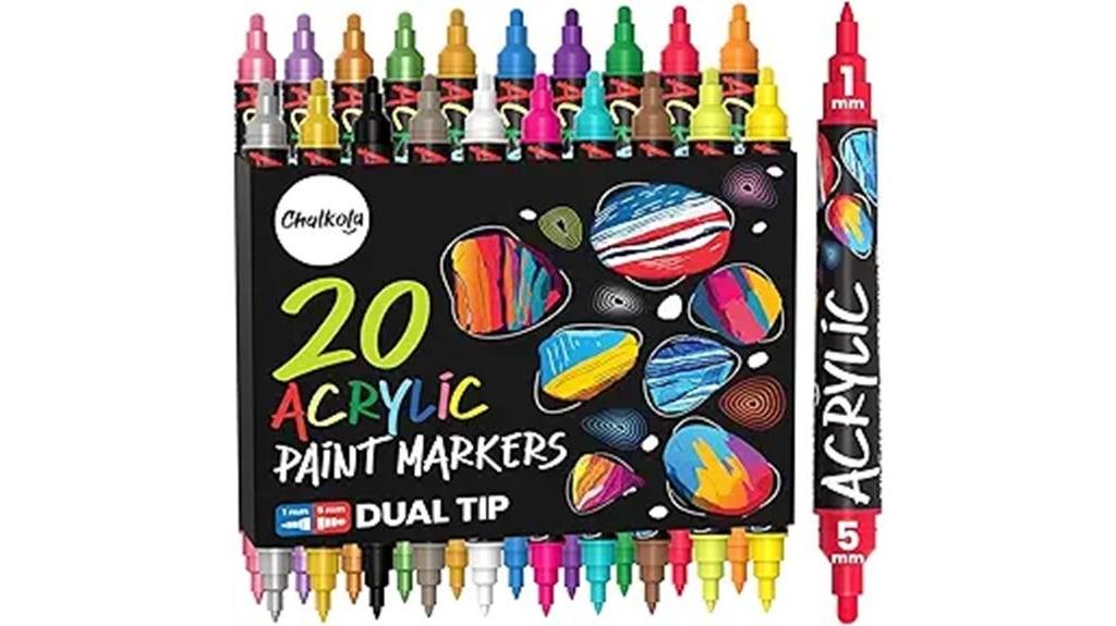 5 Best Acrylic Paint Pens for Rock Painting in 2025 - Create Stunning Art dual tip acrylic paint markers for crafts