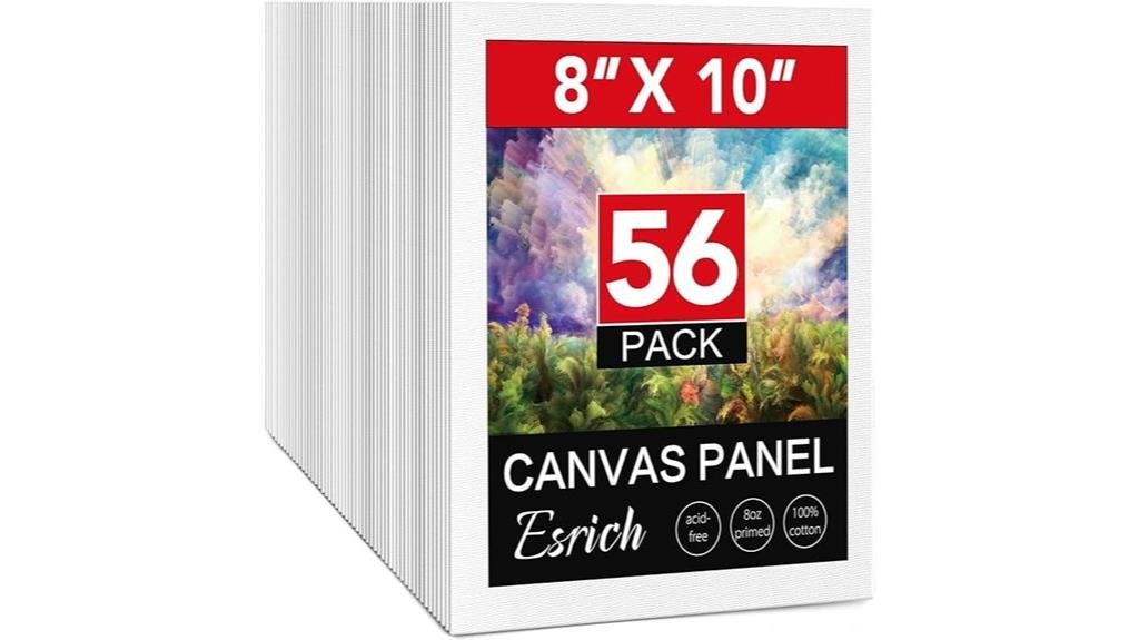 The 7 Best Canvas Types for Acrylic Painting, According to Professional Artists esrich canvas boards 56 pack