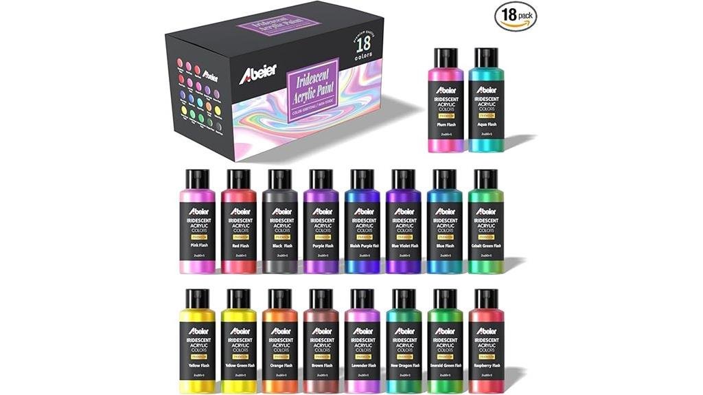 5 Best Acrylic Paints for Resin: Expert Picks for Stunning Crafts iridescent acrylic chameleon paint set