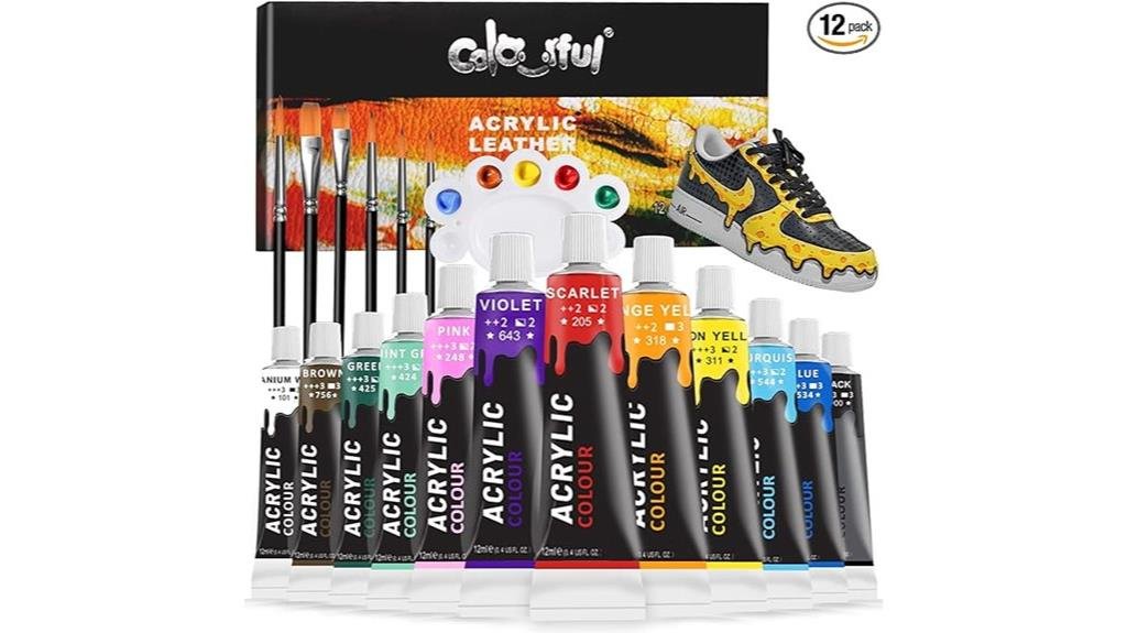 7 Best Acrylic Paints for Shoes: Ultimate DIY Customization Guide leather craft acrylic paint colors