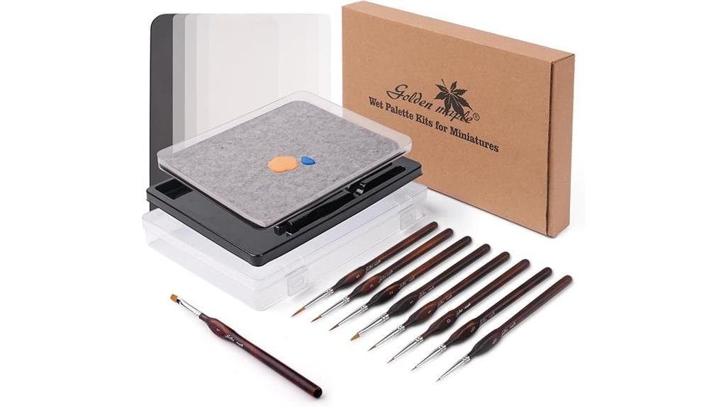 5 Best Stay Wet Palettes for Acrylic Painting, Perfect for Artists of All Levels miniature painting kit with accessories