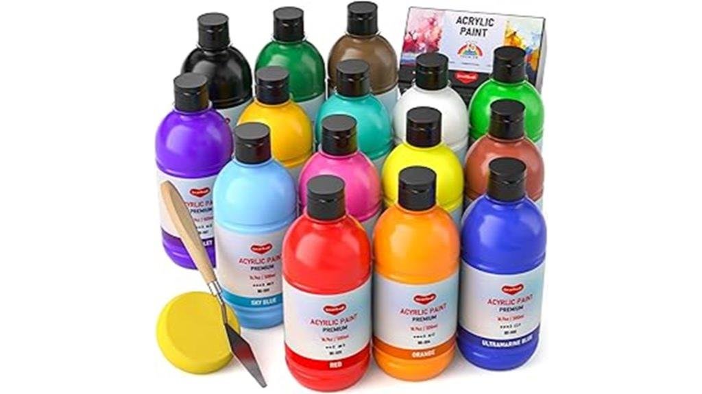 5 Best Outdoor Acrylic Paints for Plastic: Artist-Approved Picks for 2025 multicolored acrylic paint set