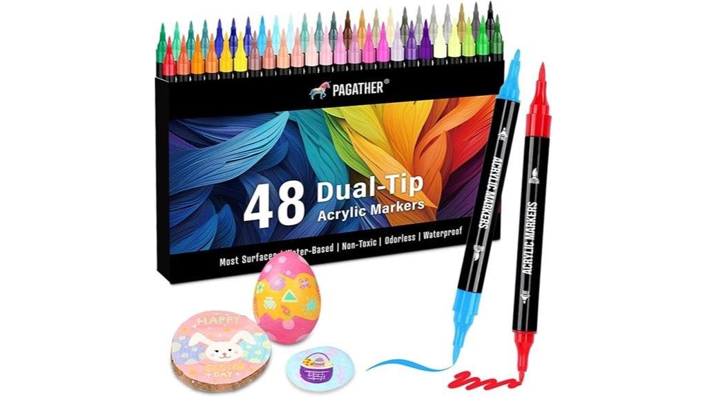 5 Best Acrylic Paints for Painting Rocks in 2025 - Vibrant Colors Guaranteed multiple surface acrylic paint markers
