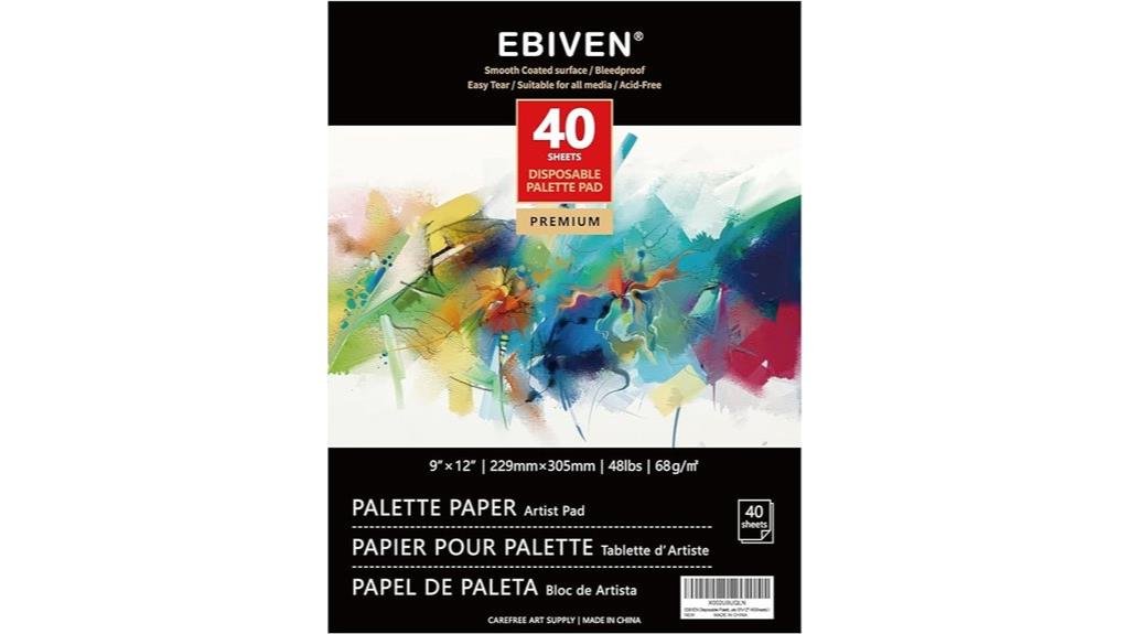 7 Best Papers for Acrylic Paint - Professional Artist's Guide palette paper paint pad