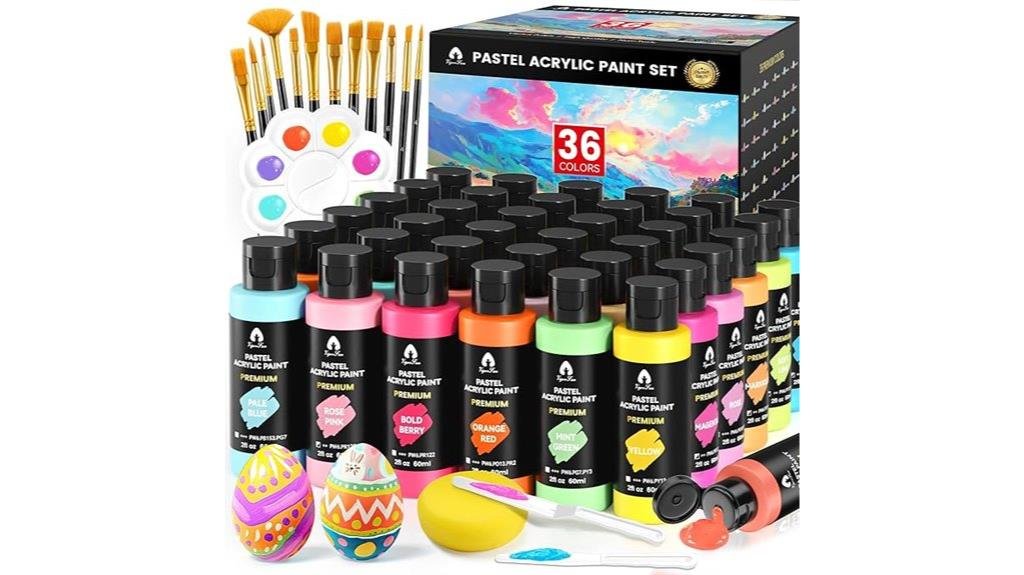 7 Best Acrylic Painting Kits for Beginners, Perfect for Your First Masterpiece pastel acrylic paint set with accessories