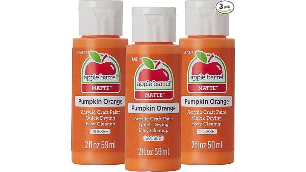 7 Best Acrylic Paints for Pumpkins That Will Make Your Halloween Crafts Pop pumpkin orange acrylic paint pack