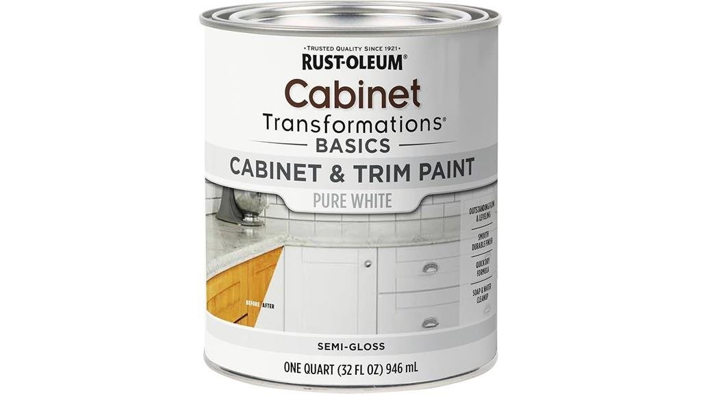 5 Best Acrylic Paints for Cabinets That Will Transform Your Kitchen in 2025 pure white cabinet transformation paint