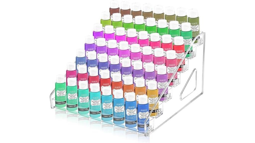 7 Best Storage Solutions for Acrylic Paints - An Artist's Guide seven layer paint organizer