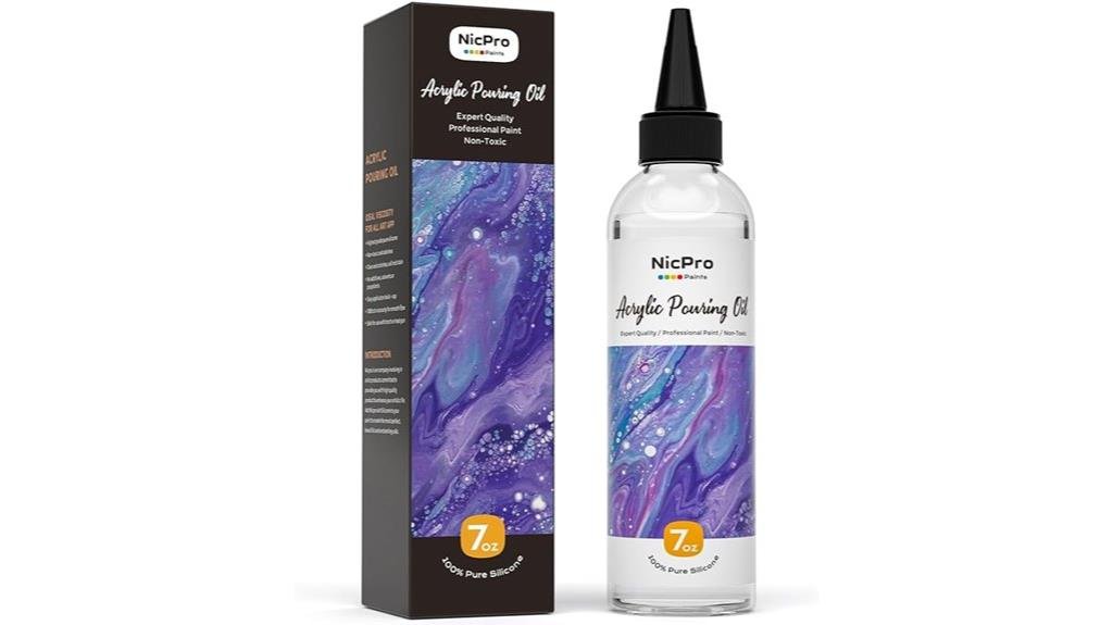 silicone pouring oil for painting