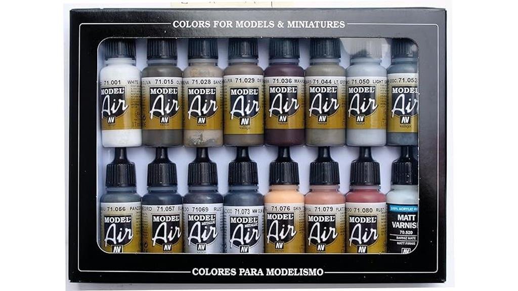 5 Best Acrylic Paints for Models, Chosen by Professional Model Painters vallejo weathering model watercolor air paint