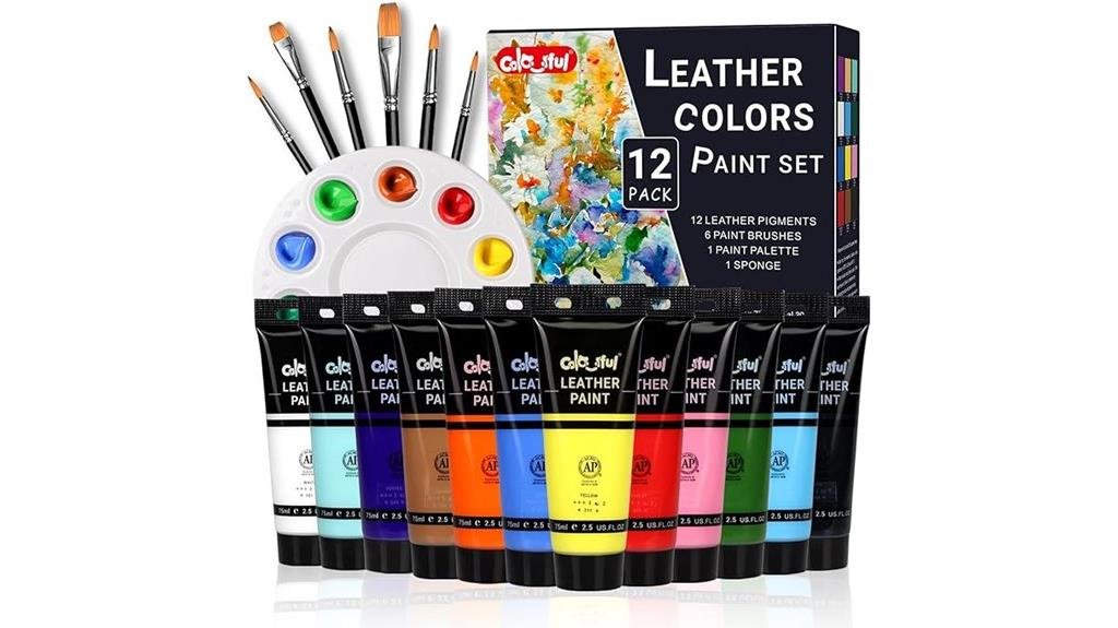 7 Best Acrylic Paints for Shoes: Ultimate DIY Customization Guide vibrant leather painting kit