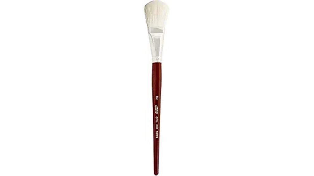 5 Best Mop Brushes for Acrylic Painting That Professional Artists Swear By white oval paintbrush for art