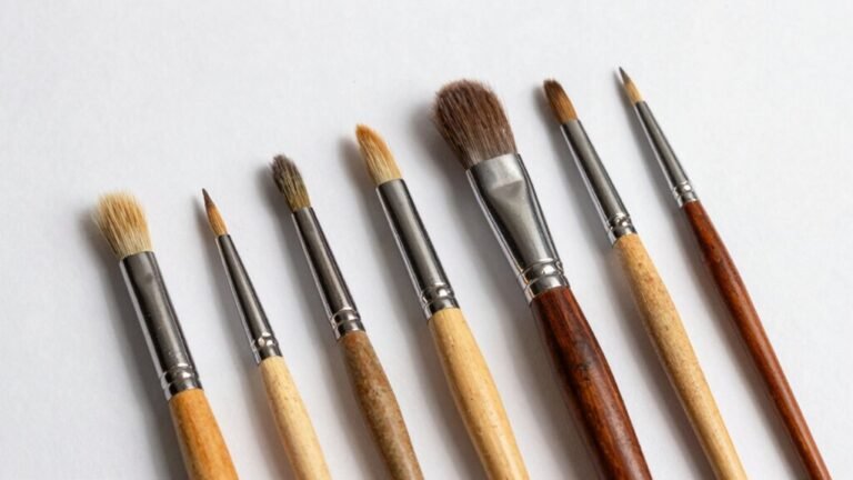 acrylic paint brushes artists essential tools