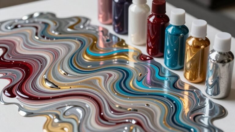 acrylic paint pour mediums dreamlike flow