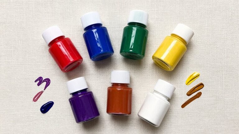 acrylic paints favored by artists