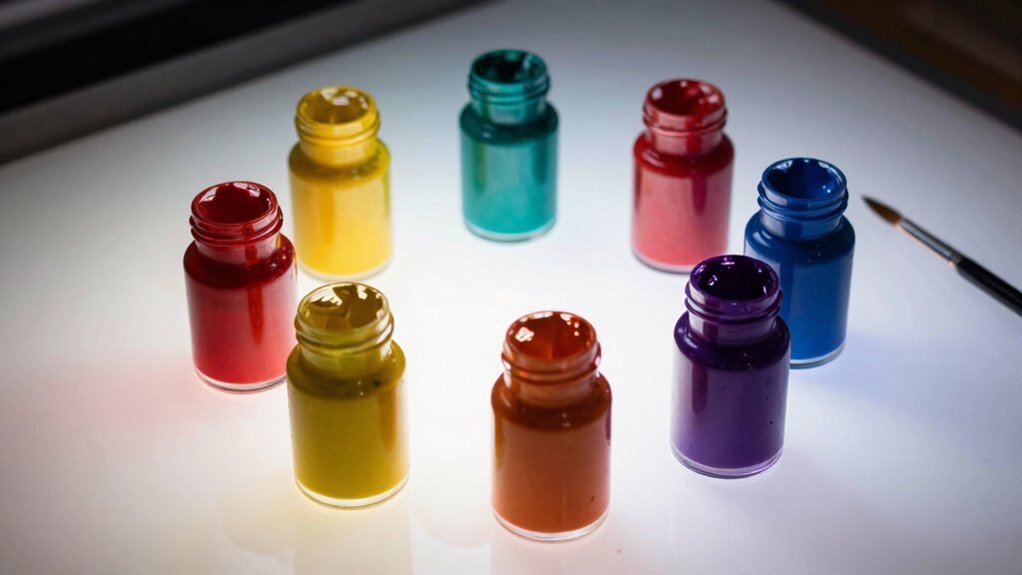 acrylic paints for stained glass