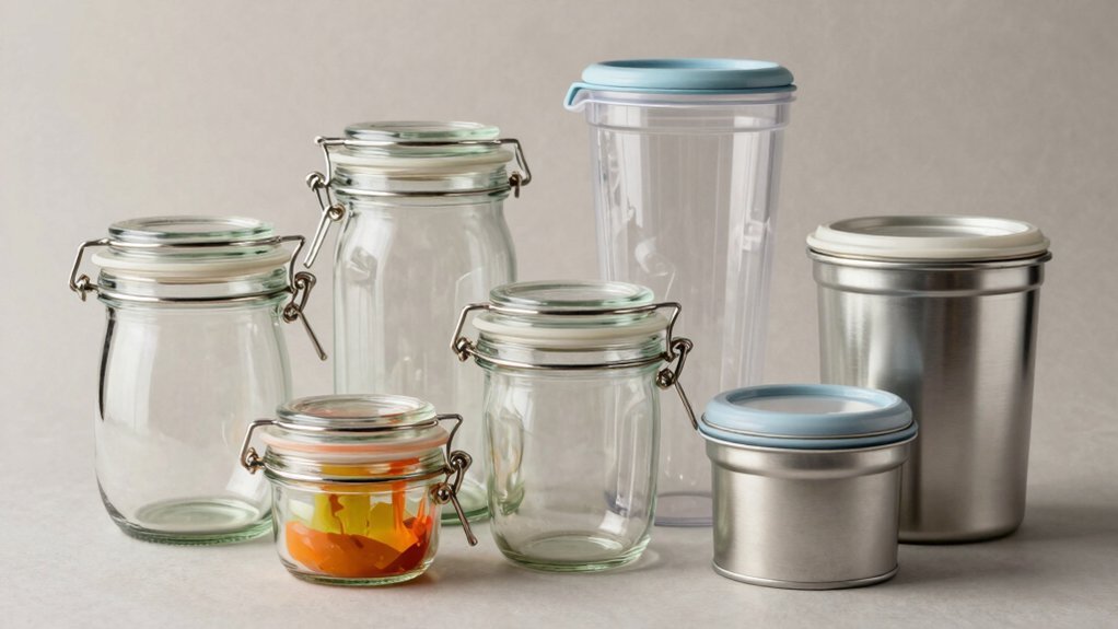 airtight containers preserve acrylic paint freshness