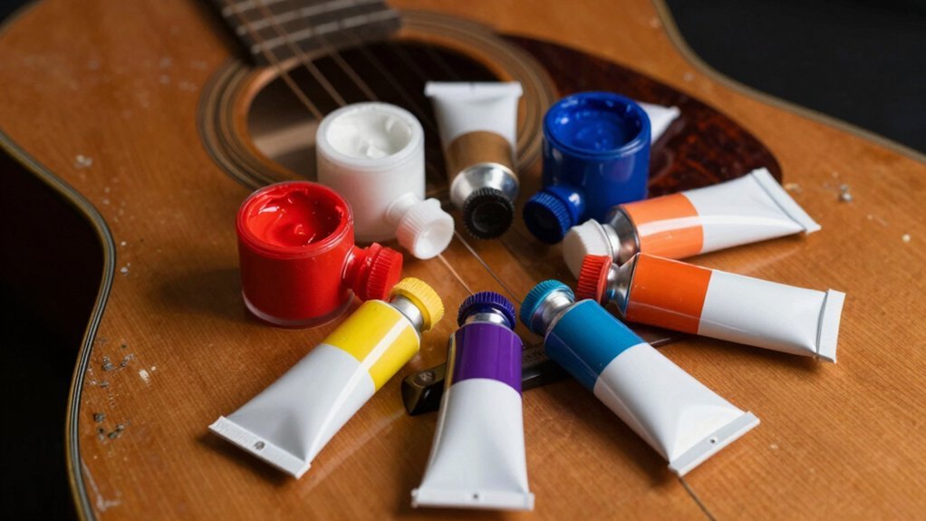 durable acrylic guitar paints recommended
