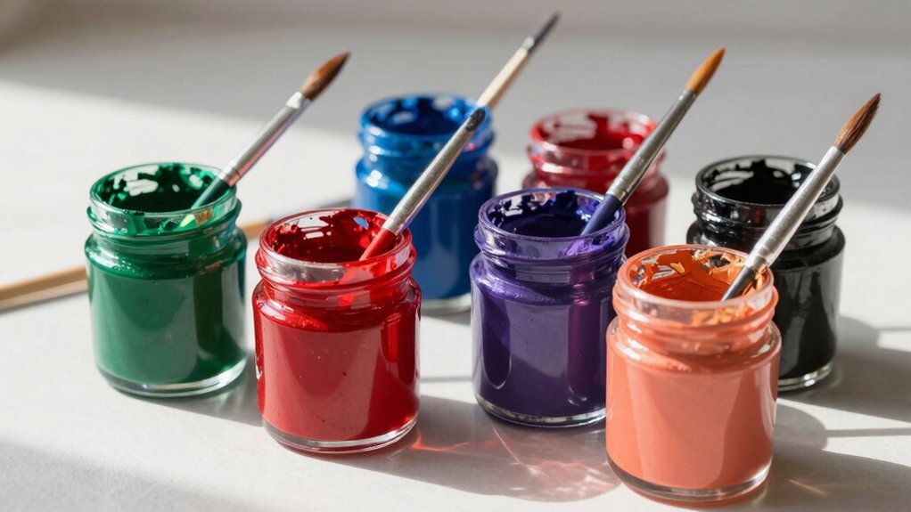 7 Best Acrylic Paints for Glass Jars That Won't Chip or Fade durable acrylic paints for glass