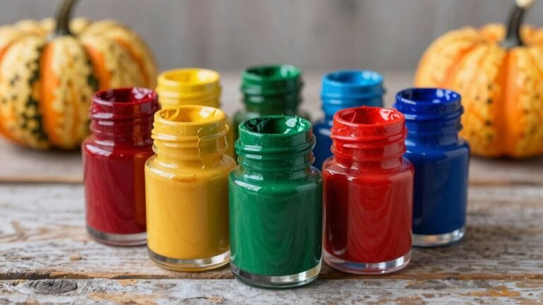 durable acrylic pumpkin paints