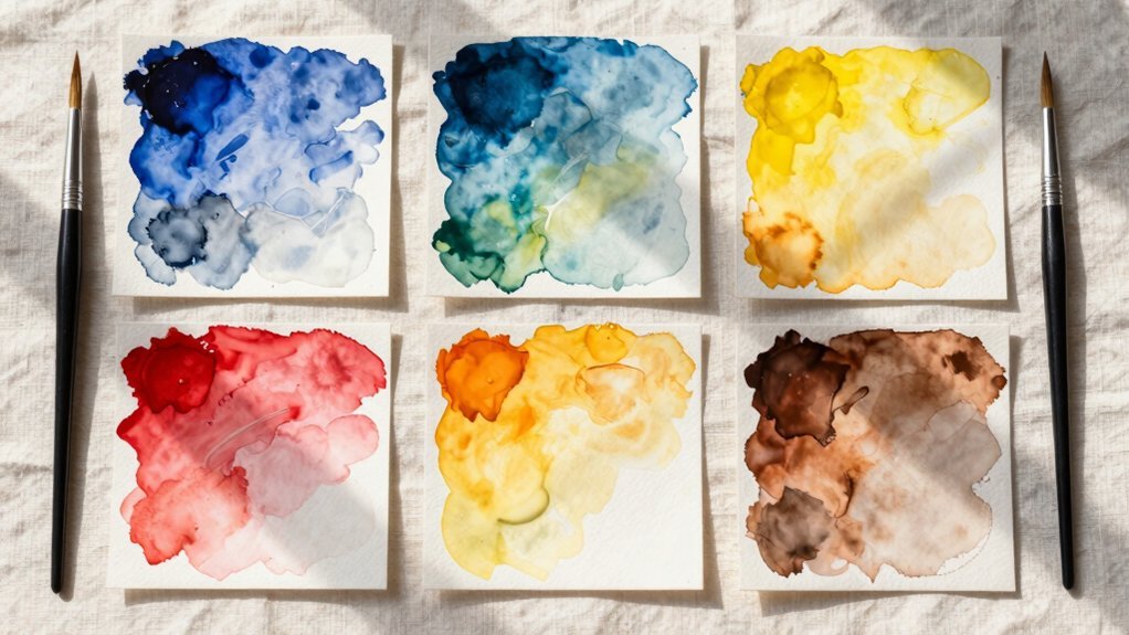essential watercolor paint charts