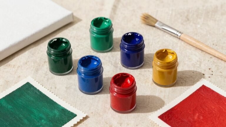 fabric and acrylic paint creativity