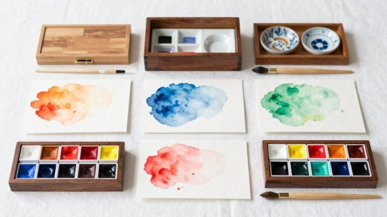 high quality japanese watercolor paints