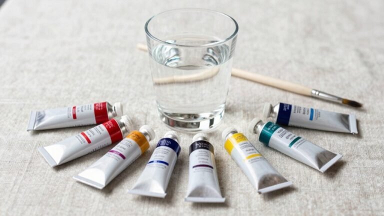mess free water mixable paints